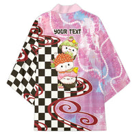 Personalized Japanese Kawaii Sushi Roll Kimono Wagara Palaka Pattern LT9 - Polynesian Pride