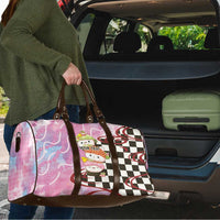 Personalized Japanese Kawaii Sushi Roll Travel Bag Wagara Palaka Pattern LT9 - Polynesian Pride
