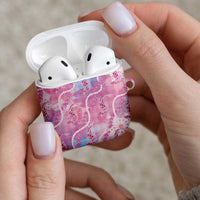 Japanese Koi Fish AirPods Case Pink Wagara Palaka Honohono Pikake Lei LT9 - Polynesian Pride