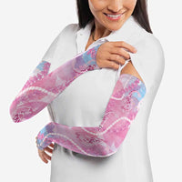 Japanese Koi Fish Arm Sleeves Pink Wagara Palaka Honohono Pikake Lei LT9 - Polynesian Pride