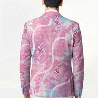 Japanese Koi Fish Blazer Pink Wagara Palaka Honohono Pikake Lei LT9 - Polynesian Pride