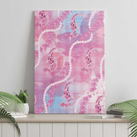 Japanese Koi Fish Canvas Wall Art Pink Wagara Palaka Honohono Pikake Lei LT9 - Polynesian Pride