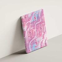 Japanese Koi Fish Canvas Wall Art Pink Wagara Palaka Honohono Pikake Lei LT9 - Polynesian Pride