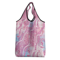 Japanese Koi Fish Grocery Bag Pink Wagara Palaka Honohono Pikake Lei LT9 - Polynesian Pride