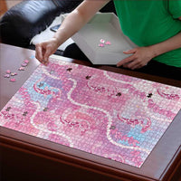 Japanese Koi Fish Puzzle Pink Wagara Palaka Honohono Pikake Lei LT9 - Polynesian Pride
