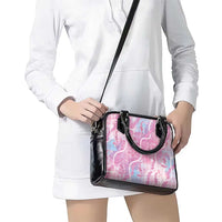 Japanese Koi Fish Shoulder Handbag Pink Wagara Palaka Honohono Pikake Lei LT9 - Polynesian Pride