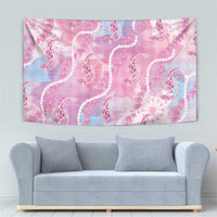 Japanese Koi Fish Tapestry Pink Wagara Palaka Honohono Pikake Lei LT9 - Polynesian Pride
