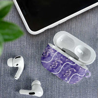 Japanese Koi Fish AirPods Case Purple Wagara Palaka Honohono Pikake Lei LT9 - Polynesian Pride