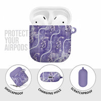Japanese Koi Fish AirPods Case Purple Wagara Palaka Honohono Pikake Lei LT9 - Polynesian Pride