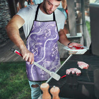 Japanese Koi Fish Apron Purple Wagara Palaka Honohono Pikake Lei LT9 - Polynesian Pride