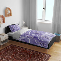 Japanese Koi Fish Bedding Set Purple Wagara Palaka Honohono Pikake Lei LT9 - Polynesian Pride