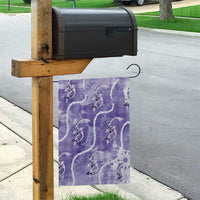 Japanese Koi Fish Garden Flag Purple Wagara Palaka Honohono Pikake Lei LT9 - Polynesian Pride