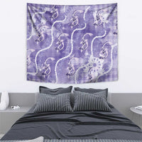 Japanese Koi Fish Tapestry Purple Wagara Palaka Honohono Pikake Lei LT9 - Polynesian Pride