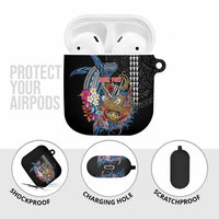 Personalized Japanese Koi Fish Ramen AirPods Case Aloha Shark Kakau Pattern LT9 - Polynesian Pride