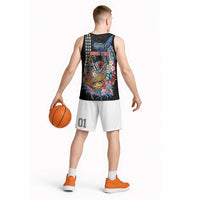Personalized Japanese Koi Fish Ramen Basketball Jersey Aloha Shark Kakau Pattern LT9 - Polynesian Pride