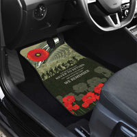 ANZAC Day We Remember Car Mats Maori Silver Fern Camouflage Motif LT9 - Polynesian Pride