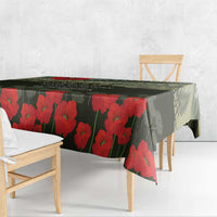 ANZAC Day We Remember Tablecloth Maori Silver Fern Camouflage Motif LT9 - Polynesian Pride