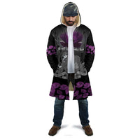 ANZAC Day Remembrance Cloak Purple Poppy We Will Remember Them LT9 - Polynesian Pride