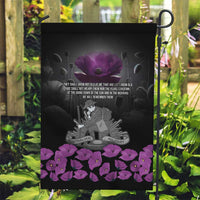 ANZAC Day Remembrance Garden Flag Purple Poppy We Will Remember Them LT9 Garden Flag Purple - Polynesian Pride