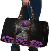ANZAC Day Remembrance Travel Bag Purple Poppy We Will Remember Them LT9 - Polynesian Pride