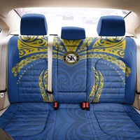 Oceania Football Solomon Kings Back Car Seat Cover Polynesian Tribal Pattern