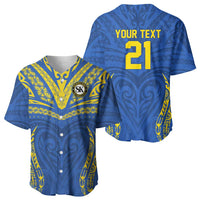 Custom Oceania Football Solomon Kings Baseball Jersey Polynesian Tribal Pattern LT9 - Polynesian Pride