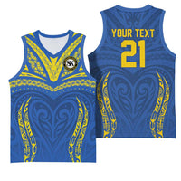Custom Oceania Football Solomon Kings Basketball Jersey Polynesian Tribal Pattern LT9 - Polynesian Pride