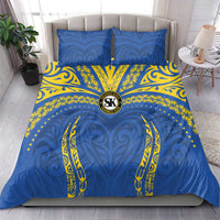 Oceania Football Solomon Kings Bedding Set Polynesian Tribal Pattern LT9 - Polynesian Pride