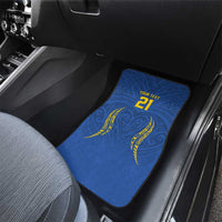 Custom Oceania Football Solomon Kings Car Mats Polynesian Tribal Pattern LT9 - Polynesian Pride