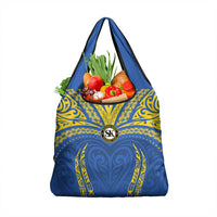 Oceania Football Solomon Kings Grocery Bag Polynesian Tribal Pattern LT9 1-pack One Size Blue - Polynesian Pride