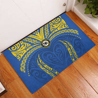 Oceania Football Solomon Kings Rubber Doormat Polynesian Tribal Pattern LT9 - Polynesian Pride