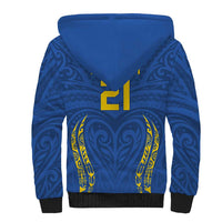 Custom Oceania Football Solomon Kings Sherpa Hoodie Polynesian Tribal Pattern LT9 - Polynesian Pride