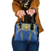 Oceania Football Solomon Kings Shoulder Handbag Polynesian Tribal Pattern LT9 One Size Blue - Polynesian Pride