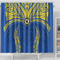 Oceania Football Solomon Kings Shower Curtain Polynesian Tribal Pattern LT9 - Polynesian Pride