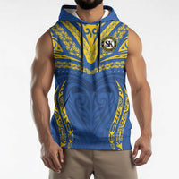Custom Oceania Football Solomon Kings Sleeveless Hoodie Polynesian Tribal Pattern LT9 - Polynesian Pride