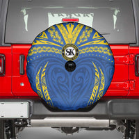 Oceania Football Solomon Kings Spare Tire Cover Polynesian Tribal Pattern LT9 - Polynesian Pride