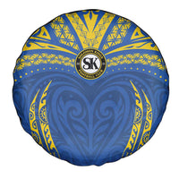 Oceania Football Solomon Kings Spare Tire Cover Polynesian Tribal Pattern LT9 - Polynesian Pride