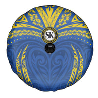 Oceania Football Solomon Kings Spare Tire Cover Polynesian Tribal Pattern LT9 - Polynesian Pride