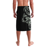 All Black Maori Tribal Tattoo Personalised Lavalava Moss Green Polynesian Style - Polynesian Pride