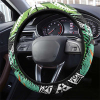 Polynesian Pacific Rugby Tribal Steering Wheel Cover Tropical Vibe