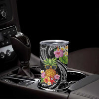 Hau'oli Makahiki Hou Tumbler Cup Aloha Pineapple Tropical Vibe LT9 - Polynesian Pride