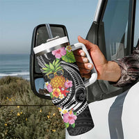 Hau'oli Makahiki Hou Tumbler With Handle Aloha Pineapple Tropical Vibe LT9 - Polynesian Pride
