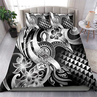 Aloha Black Tribal Honu Tattoo Bedding Set