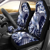 Aloha Blue Tribal Honu Tattoo Car Seat Cover LT9 - Polynesian Pride