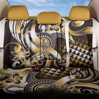 Aloha Gold Tribal Honu Tattoo Back Car Seat Cover LT9 One Size Gold - Polynesian Pride