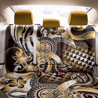 Aloha Gold Tribal Honu Tattoo Back Car Seat Cover LT9 - Polynesian Pride