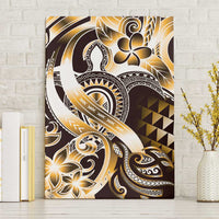 Aloha Gold Tribal Honu Tattoo Canvas Wall Art LT9 Without Frame Gold - Polynesian Pride