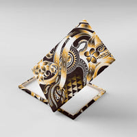Aloha Gold Tribal Honu Tattoo Canvas Wall Art LT9 With Frame Gold - Polynesian Pride