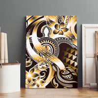 Aloha Gold Tribal Honu Tattoo Canvas Wall Art LT9 - Polynesian Pride