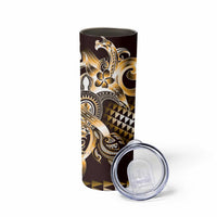 Aloha Gold Tribal Honu Tattoo Skinny Tumbler LT9 - Polynesian Pride